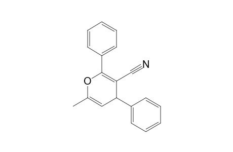 3-Cyano-6-methyl-2,4-diphenyl-4H-pyran