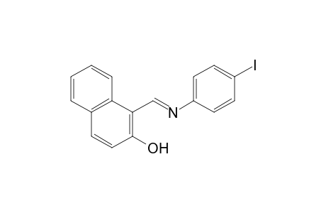 1-[N-(p-iodophenyl)formimidoyl]-2-naphthol