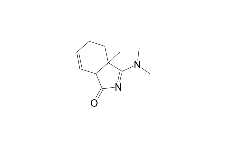 1H-Isoindol-1-one, 3-(dimethylamino)-3a,4,5,7a-tetrahydro-3a-methyl-