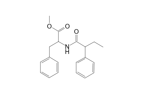 Methyl ester of Phenylalanine .alpha.-phenylbutyramide