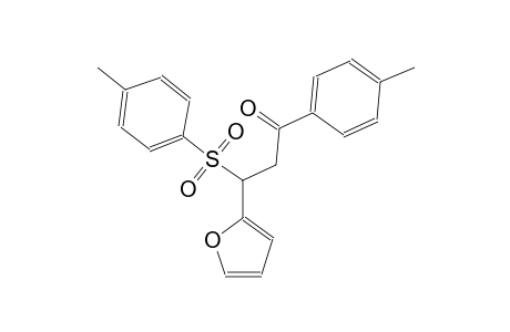 3-(2-furyl)-1-(4-methylphenyl)-3-[(4-methylphenyl)sulfonyl]-1-propanone