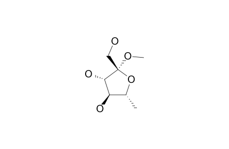METHYL-6-DEOXY-BETA-D-FRUCTOFURANOSIDE