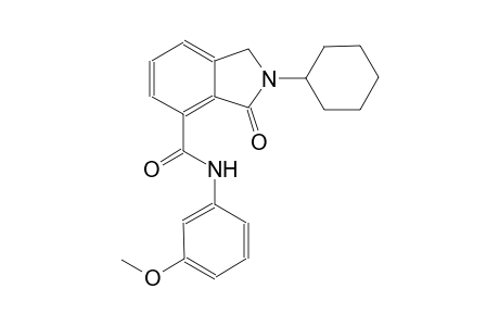 1H-isoindole-4-carboxamide, 2-cyclohexyl-2,3-dihydro-N-(3-methoxyphenyl)-3-oxo-