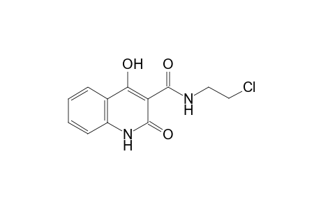 4-Hydroxy-2-oxo-1,2-dihydro-quinoline-3-carboxylic acid (2-chloro-ethyl)-amide
