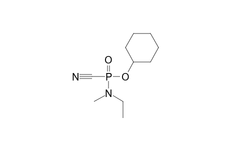O-cyclohexyl N-ethyl N-methyl phosphoramidocyanidate