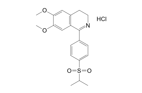3,4-dihydro-6,7-dimethoxy-1-[p-(isopropylsulfonyl)phenyl]isoquinoline, hydrochloride
