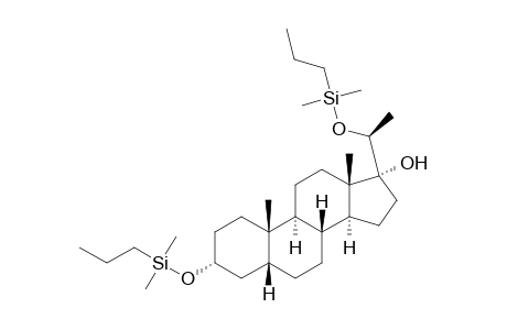 5.beta.-Pregnan-3.alpha.,17.alpha.,20.alpha.-triol, 3,20-bis(dimethylpropylsilyl) ether