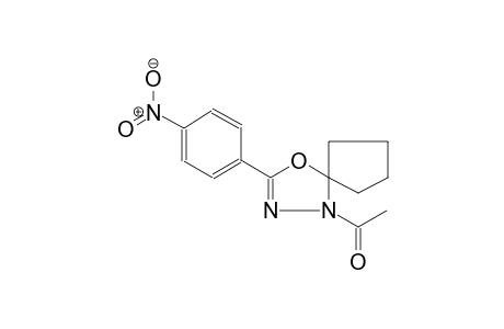 1-acetyl-3-(4-nitrophenyl)-4-oxa-1,2-diazaspiro[4.4]non-2-ene