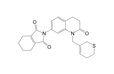 1H-Isoindole-1,3(2H)-dione, 2-[1-[(5,6-dihydro-2H-thiopyran-3-yl)methyl]-1,2,3,4-tetrahydro-2-oxo-7-quinolinyl]-4,5,6,7-tetrahydro-