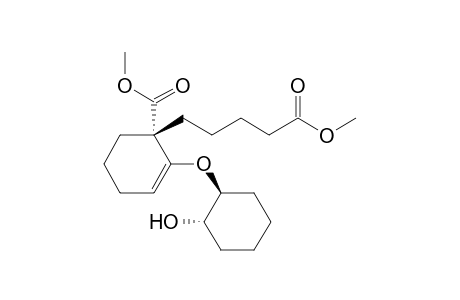 (1S)-2-[(1S,2S)-2-hydroxycyclohexoxy]-1-(5-keto-5-methoxy-pentyl)cyclohex-2-ene-1-carboxylic acid methyl ester