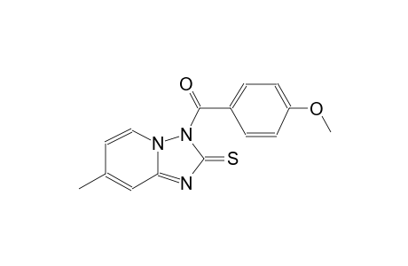(4-Methoxyphenyl)(7-methyl-2-thioxo-2H-[1,2,4]triazolo[1,5-a]pyridin-3-yl)methanone