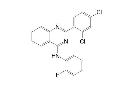 N-[2-(2,4-dichlorophenyl)-4-quinazolinyl]-N-(2-fluorophenyl)amine