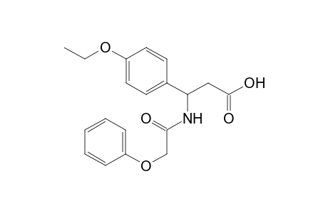 3-(4-Ethoxyphenyl)-3-(2-phenoxyethanoylamino)propanoic acid