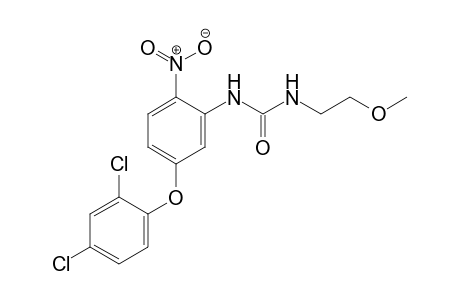 Urea, N-[5-(2,4-dichlorophenoxy)-2-nitrophenyl]-N'-(2-methoxyethyl)-