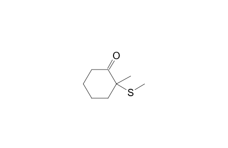 2-Methyl-2-(methylthio)cyclohexanone