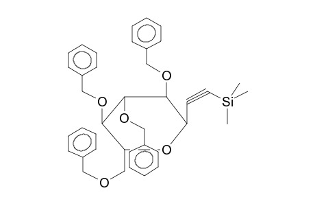 1-DEOXY-1-C-(TRIMETHYLSILYLETHYNYL)-2,3,4,6-TETRA-O-BENZYL-ALPHA-D-GLUCOPYRANOSE