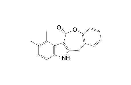 [5H,11H)-[1]-(3',4'-Dimethyl)benzoxepino[4,3-b]indol-6-one