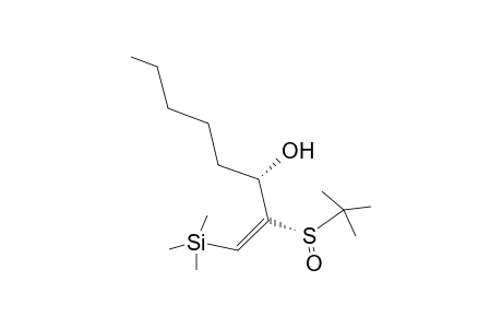 (E,3S)-2-[(S)-tert-butylsulfinyl]-1-trimethylsilyl-1-octen-3-ol