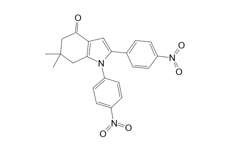 6,6-Dimethyl-1,2-bis(4-nitrophenyl)-5,7-dihydroindol-4-one