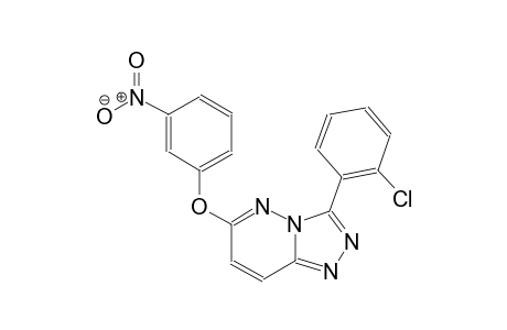[1,2,4]triazolo[4,3-b]pyridazine, 3-(2-chlorophenyl)-6-(3-nitrophenoxy)-