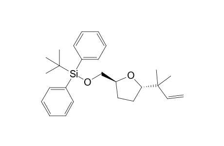 (2S,5S)-2-(1,1-Dimethyl-2-propenyl)-5-(tert-butyldiphenylsilyloxymethyl)tetrahydrofuran
