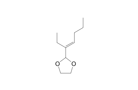2-(1-Ethyl-trans-1-pentenyl)-1,3-dioxolane