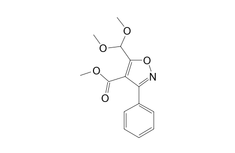 METHYL-5-DIMETHOXYMETHYL-3-PHENYLISOXAZOLE-4-CARBOXYLATE