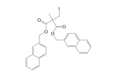 Propanedioic acid, (iodomethyl)methyl-, bis(2-naphthalenylmethyl) ester