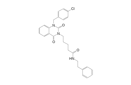 5-(1-(4-chlorobenzyl)-2,4-dioxo-1,4-dihydro-3(2H)-quinazolinyl)-N-(2-phenylethyl)pentanamide