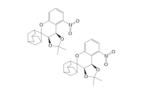 (+/-)-CIS-3,4-DIHYDRO-3,4-O-(ISOPROPYLIDENE)-5-NITROSPIRO-[2H-BENZO-[B]-PYRANO-2,2'-TRICYCLO[3.3.1.1-(3,7)]-DECANE]-3,4-DIOL