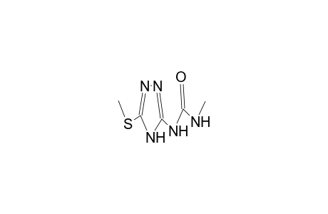 3-methylthio-5-(N'-methylureiodo)-4H-1,2,4-triazole
