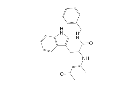N-benzyl-3-(1H-indol-3-yl)-2-{[(1E)-1-methyl-3-oxo-1-butenyl]amino}propanamide