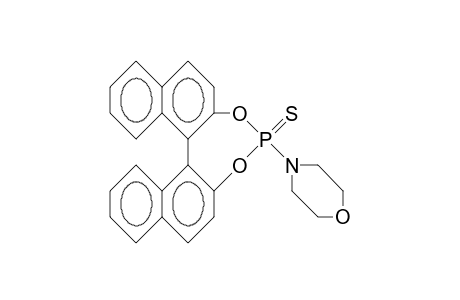 4-Morpholino-dinaphtho(2,1-D:1',2'-F)(1,3,2)dioxaphosphepin 4-sulfide