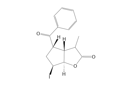 6-Benzoyl-8-iodo-4-methyl-2-oxabicyclo[3.3.0]octan-3-one