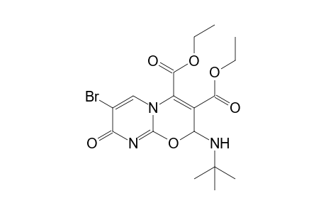 Diethy-7-bromo-2-(tert-butylamino)-8-oxo-2H,8H-pyrimido[2,1-b][1,3]oxazine-3,4-dicarboxylate