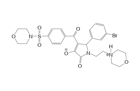 5-(3-bromophenyl)-1-(2-(morpholino-4-ium)ethyl)-4-(4-(morpholinosulfonyl)benzoyl)-2-oxo-2,5-dihydro-1H-pyrrol-3-olate