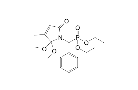 N-(1-Phenyldiethylphosphorylmethyl)-4-methyl-5,5-dimethoxy-3-pyrrolin-2-one