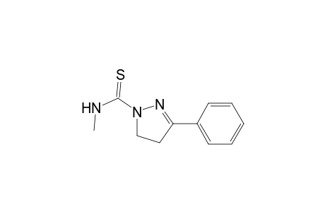 1H-Pyrazole-1-carbothioamide, 4,5-dihydro-N-methyl-3-phenyl-