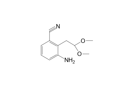 3-Amino-2-[2,2-bis(methyloxy)ethyl]benzonitrile