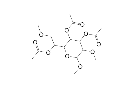 Methyl 3,4,6-tri-O-acetyl-2,7-di-O-methylheptopyranoside