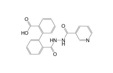 2'-{[2-(3-pyridinylcarbonyl)hydrazino]carbonyl}[1,1'-biphenyl]-2-carboxylic acid