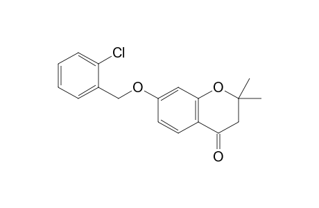 7-(2-Chlorobenzyl)oxy-2,2-dimethyl-chroman-4-one