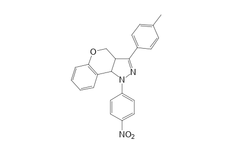 1-(p-nitrophenyl)-1,3a,4,9b-tetrahydro-3-p-tolyl-cis[1]benzopyrano[4,3-c]pyrazole