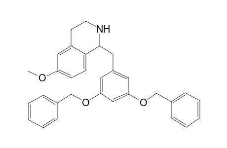1-[3,5-Bis(benzyloxy)benzyl]-6-methoxy-1,2,3,4-tetrahydroisoquinoline