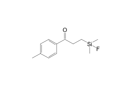 3-(Fluorodimethylsilyl)-1-(4-methylphenyl)propan-1-one