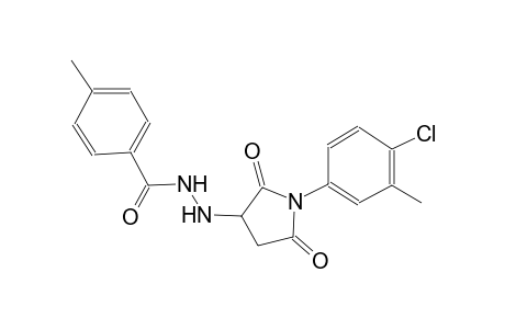 N'-[1-(4-chloro-3-methylphenyl)-2,5-dioxo-3-pyrrolidinyl]-4-methylbenzohydrazide