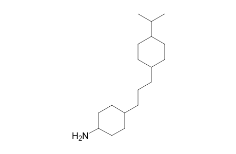 Cyclohexanamine, 4-[3-[4-(1-methylethyl)cyclohexyl]propyl]-