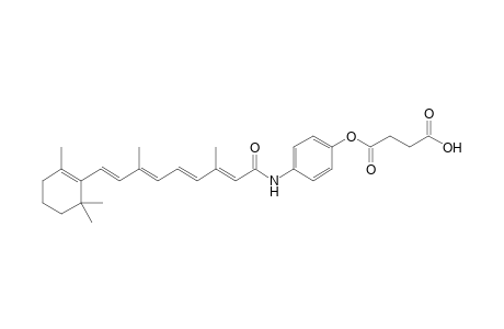 4-[4-[[(2E,4E,6E,8E)-3,7-dimethyl-1-oxo-9-(2,6,6-trimethyl-1-cyclohexenyl)nona-2,4,6,8-tetraenyl]amino]phenoxy]-4-oxobutanoic acid