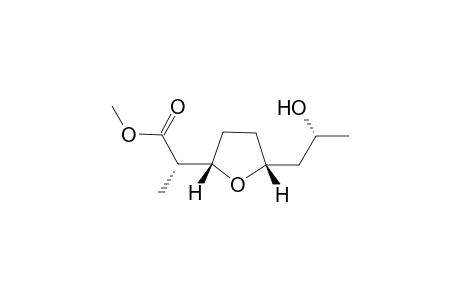 (2S)-2-[(2S,5R)-5-[(2R)-2-hydroxypropyl]-2-oxolanyl]propanoic acid methyl ester