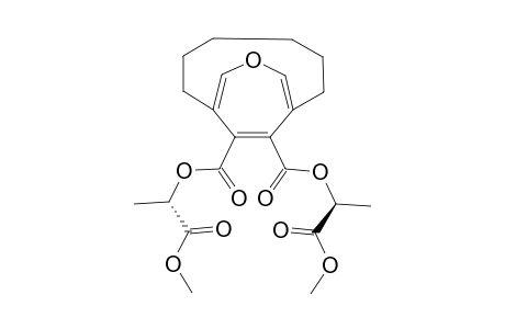 bis[ S-1-(methoxycarbonyl)ethyl] (-) 3-hexanooxepine-4,5-dicarboxylate